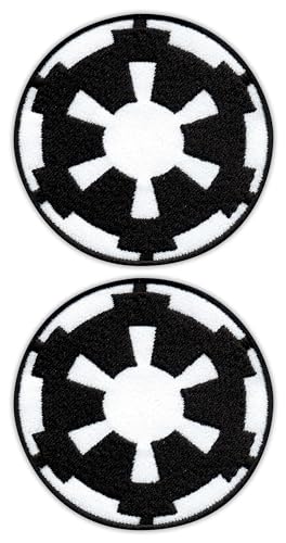 Set von zwei – Imperial Logo – Aufnäher – bestickt von Patchion