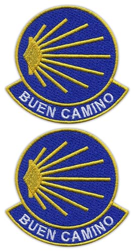 Patchion - Set von zwei - St. James Way - Buen Camino - Aufnäher - bestickt Patchion - Set von zwei - St. James Way - Buen Camino - Aufnäher - bestickt von Patchion