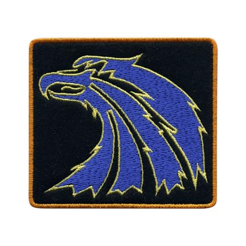 Patchion - Söldner 2 - Rechteckiger Stickaufnäher / Abzeichen / Emblem - 7,5 cm x 8,0 cm - Polyester - Gaming - 2 Stück von Patchion