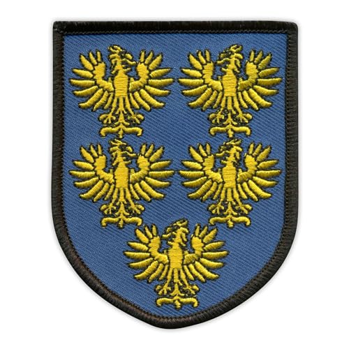 Wappen Niederösterreichs - Schwarzer VeIcro/Klettband Rückseite - Bestickter Aufnäher/Abzeichen/Emblem Wappen Niederösterreichs - Schwarzer VeIcro/Klettband Rückseite - Bestickter Aufnäher/Abzeichen/Emblem von Patchion