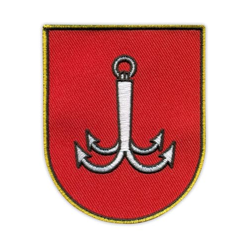 Wappen der Stadt Odessa – Aufbügel/Heißsiegelrückseite – bestickter Aufnäher/Abzeichen/Emblem von Patchion