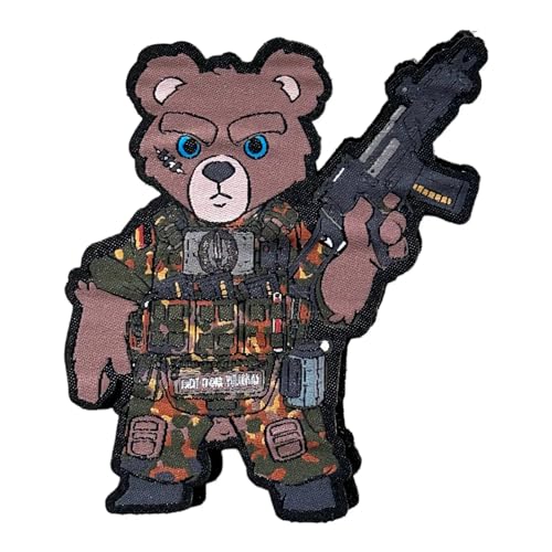 10cm Bundeswehr KSK Soldat TEDDY WOVEN Gewebter Morale Patch mit Hakenklett und Flausch für EDC Backpack oder Rucksack 10cm Bundeswehr KSK Soldat TEDDY WOVEN Gewebter Morale Patch mit Hakenklett und Flausch für EDC Backpack oder Rucksack von Patchlab