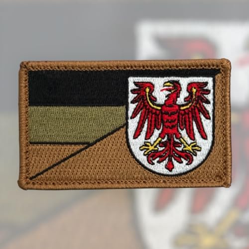 Brandenburg Bundesland Deutschland Flagge für Sammler und alle die das Land lieben, mit Hakenklett und extra Flausch zum Aufnähen - nicht nur für Patrioten, Fans und Urlauber Brandenburg Bundesland Deutschland Flagge für Sammler und alle die das Land lieben, mit Hakenklett und extra Flausch zum Aufnähen - nicht nur für Patrioten, Fans und Urlauber von Patchlab