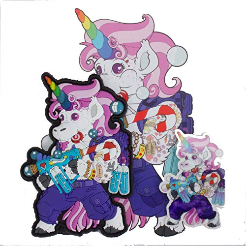 Patchlab Candy Corn Unicorn Patch Einhorn Kids Fight Cancer Edition Patchlab Candy Corn Unicorn Patch Einhorn Kids Fight Cancer Edition von Patchlab