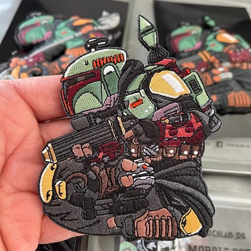 Chamäleon Legion Boba Hunter #6 Fett Stickerei Patch Chamäleon Legion Boba Hunter #6 Fett Stickerei Patch von Patchlab