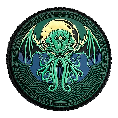 Cthulhu wait Dreaming Morale Patches mit Hakenklett von Patchlab