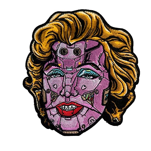Cyberpunk Mary Embroidered Morale Patch von Patchlab