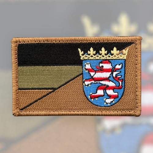 Hessen Bundesland Deutschland Flagge für Sammler und alle die das Land lieben, mit Hakenklett und extra Flausch zum Aufnähen - nicht nur für Patrioten, Fans und Urlauber Hessen Bundesland Deutschland Flagge für Sammler und alle die das Land lieben, mit Hakenklett und extra Flausch zum Aufnähen - nicht nur für Patrioten, Fans und Urlauber von Patchlab
