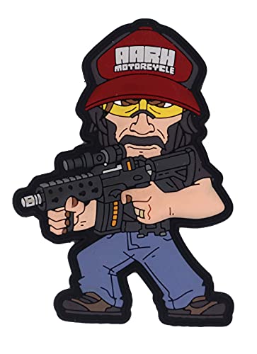 John Hitman Schießbahn Rangeday Morale Patch 75mm mit Hakenklett für Rucksäcke, Caps, Jacken oder alle anderen Oberflächen mit Flausch von Patchlab