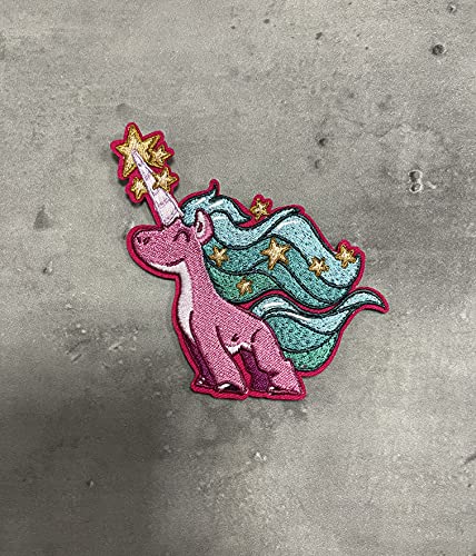 Kids Mythical Creature Unicorn Embroidered Morale Patch von Patchlab