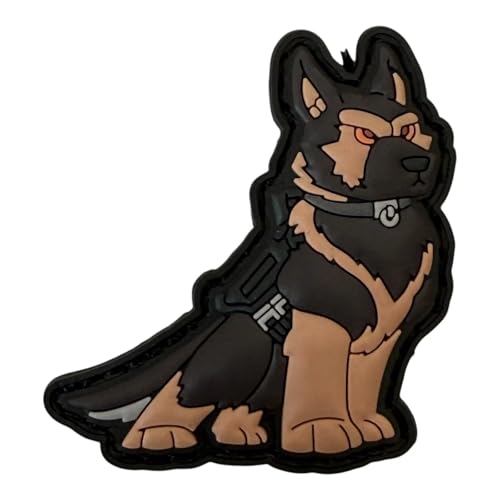 Morale Patch Patchlab K9 Schäferhund Hundestaffel Polizei/Zoll – Taktischer Hundeführer Aufnäher mit Hakenklett Gear, Kleidung EDC Patch-Board von Patchlab