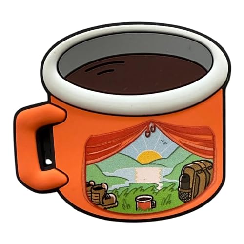 Mugshot Series PVC Morale Patch – Funny 2" Coffee Mug Hook Patch for Tactical Gear, Backpack, EDC, Camping Orange von Patchlab