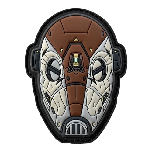 Patchlab Helmet Bucket #53 Morale Patch 76 Hook and Loop, Droid Robot Clone Head PVC Patchlab Helmet Bucket #53 Morale Patch 76 Hook and Loop, Droid Robot Clone Head PVC von Patchlab