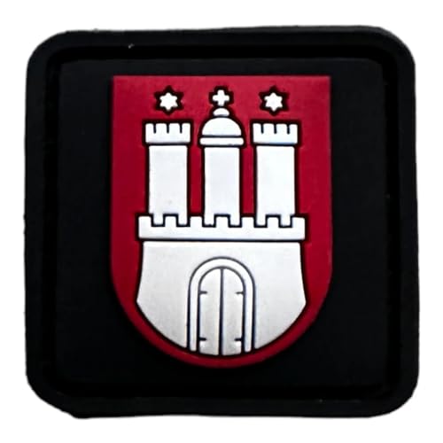 RE Hamburg HH Morale Patch 3x3 cm mit Hakenklett RE Hamburg HH Morale Patch 3x3 cm mit Hakenklett von Patchlab