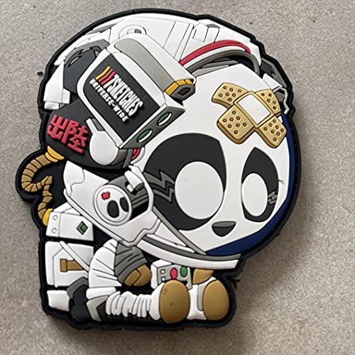 Sad Astronaut Space Panda weiß 7,6 cm Morale Patch von Patchlab