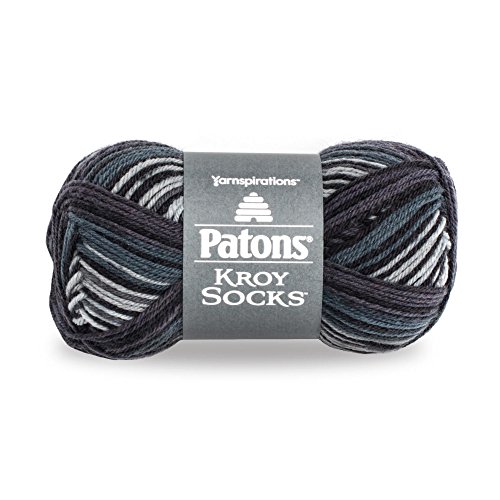 Patons 24345555720 Kroy Socks Garn, Wolle, Turmalin-Streifen, 152 Meter von Patons