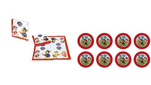Patrulla Canina 00029; Geburtstagspack bestehend aus 8 Tellern und 16 Servietten Patrulla Canina 00029; Geburtstagspack bestehend aus 8 Tellern und 16 Servietten von Patrulla Canina