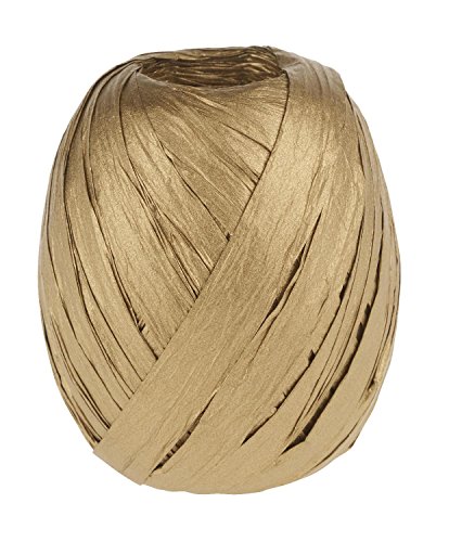 Pattberg Raffia Band, Eiknäuel Gold Geschenkband Dekoband von Pattberg