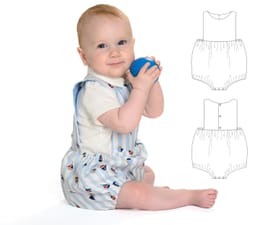 Baby-Bloomer/Kurzoverall Marco von Pattern 4 kids