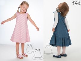 Siena und Steffi Mädchenkleid von Pattern 4 kids