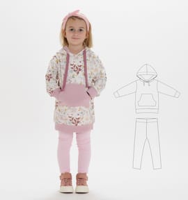 Tunika Arwen und Leggings Enna von Pattern 4 kids