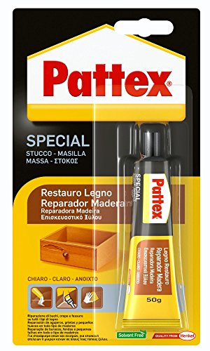 Pattex 1476785 spezielle Wiederherstellung Holz, 50 g, klar von Pattex