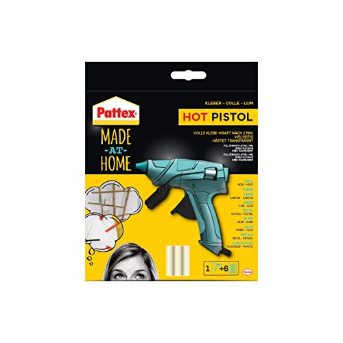 Pattex 1954467 Heißklebepistole mit 6 Minen von Monteverde Klebestifte 20 g Pattex 1954467 Heißklebepistole mit 6 Minen von Monteverde Klebestifte 20 g von Pattex