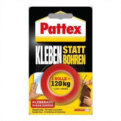 Kleben statt Bohren Klebeband 19mm 1,5m von Pattex