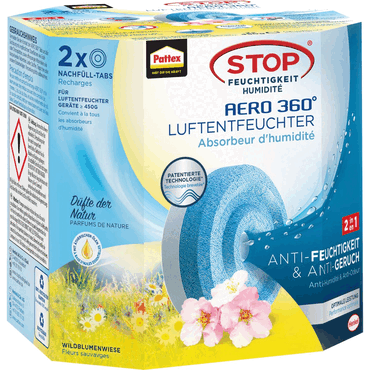 Pattex Luftentfeuchter Tab Aero 360 Meadow Duftnote Meadow, 2 x 450g T Pattex Luftentfeuchter Tab Aero 360 Meadow Duftnote Meadow, 2 x 450g T von Pattex