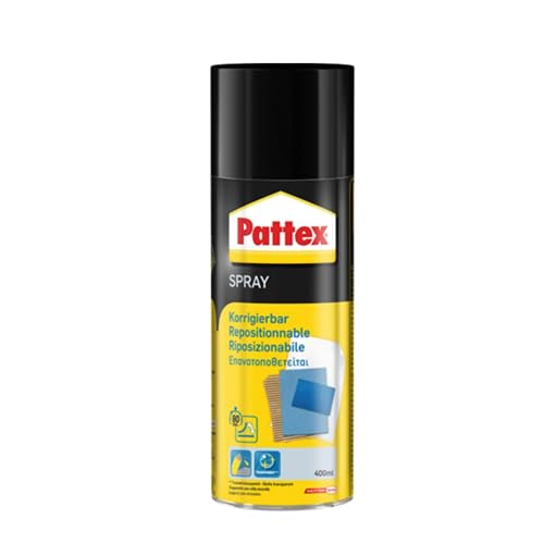 Pattex Power Spray korrigierbar 400ml Sprühkleber von Pattex