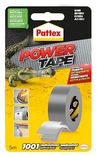 Pattex Power Tape Allzweck-Klebeband, 5 m, Grau Pattex Power Tape Allzweck-Klebeband, 5 m, Grau von Pattex