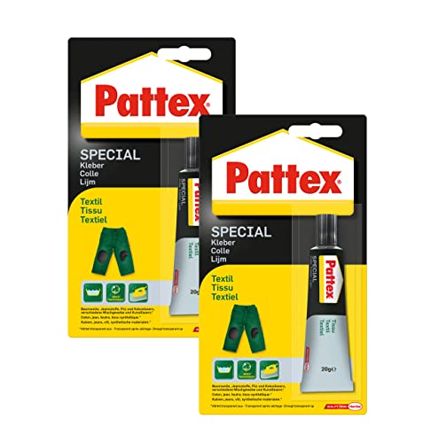 Pattex Spezialkleber (2 Packungen / 2x Textil - 20 g) von Pattex