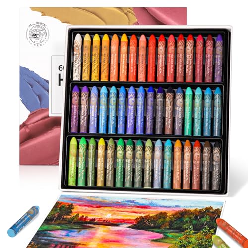 Paul Rubens Ölpastellkreide, 48 lebendige Farben, weiches Ölpastell-Set, cremige Textur, leicht zu mischen, professionelle Ölpastellkreiden, Kugelköpfe, Ölkreiden für Künstler, Malen, Zeichnen, Paul Rubens Ölpastellkreide, 48 lebendige Farben, weiches Ölpastell-Set, cremige Textur, leicht zu mischen, professionelle Ölpastellkreiden, Kugelköpfe, Ölkreiden für Künstler, Malen, Zeichnen, von Paul Rubens