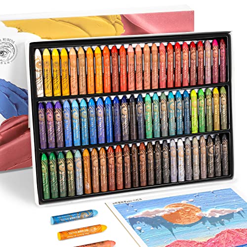 Paul Rubens Ölpastellkreide Set, 72 Farben Oil Pastels Weiche Pastellfarben für Künstler, Studenten und, Ideal zum Skizzieren, Dekorieren Paul Rubens Ölpastellkreide Set, 72 Farben Oil Pastels Weiche Pastellfarben für Künstler, Studenten und, Ideal zum Skizzieren, Dekorieren von Paul Rubens