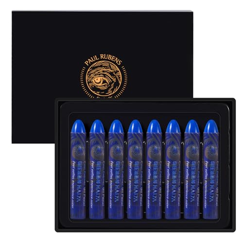 Paul Rubens Ölpastellkreiden, 8 Indisch Blau Farben HaiYa Artist Soft Ölpastellkreiden Lebendig und Cremig, Kunstzubehör für Künstler, Anfänger, Studenten, Kunst Malen Zeichnen Paul Rubens Ölpastellkreiden, 8 Indisch Blau Farben HaiYa Artist Soft Ölpastellkreiden Lebendig und Cremig, Kunstzubehör für Künstler, Anfänger, Studenten, Kunst Malen Zeichnen von Paul Rubens