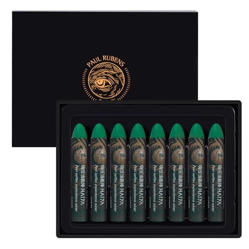 Paul Rubens Ölpastellkreiden, 8 mittelgrüne Farben HaiYa Artist Soft Ölpastellkreiden lebendig und cremig, Kunstzubehör für Künstler, Anfänger, Studenten, Kunst Malen Zeichnen Paul Rubens Ölpastellkreiden, 8 mittelgrüne Farben HaiYa Artist Soft Ölpastellkreiden lebendig und cremig, Kunstzubehör für Künstler, Anfänger, Studenten, Kunst Malen Zeichnen von Paul Rubens