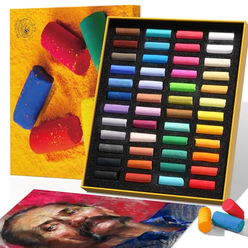 Paul Rubens Soft Pastels, 48 lebendige Farben Kreide Pastelle, feine Pigmente, glatte Striche, starke Farbkraft Pastelle für Künstler, Anfänger, Studenten Paul Rubens Soft Pastels, 48 lebendige Farben Kreide Pastelle, feine Pigmente, glatte Striche, starke Farbkraft Pastelle für Künstler, Anfänger, Studenten von Paul Rubens