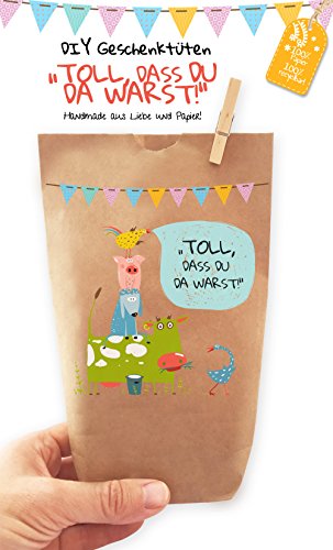 Paul´s Papierfabrik 6X Kuh Geschenktüten/Papiertüten liebevoll Bedruckt aus Kraftpapier, zum Verpacken von Geschenken, Gastgeschenken, Mitgebsel, Giveaways, Kindergeburtstage, Hochzeiten Paul´s Papierfabrik 6X Kuh Geschenktüten/Papiertüten liebevoll Bedruckt aus Kraftpapier, zum Verpacken von Geschenken, Gastgeschenken, Mitgebsel, Giveaways, Kindergeburtstage, Hochzeiten von Paul´s Papierfabrik