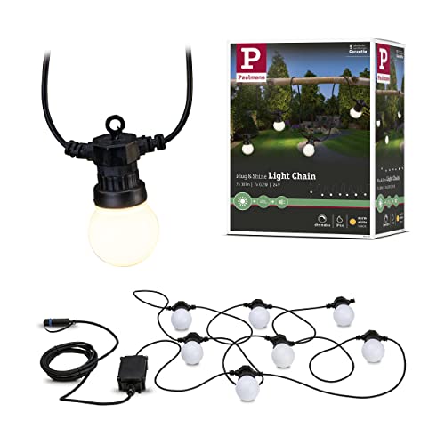 Paulmann 941.65 Outdoor Plug & Shine Lichterkette IP 3000K 7x5lm 24V 94165 Lichtband Aussenleuchte D Paulmann 941.65 Outdoor Plug & Shine Lichterkette IP 3000K 7x5lm 24V 94165 Lichtband Aussenleuchte D von Paulmann