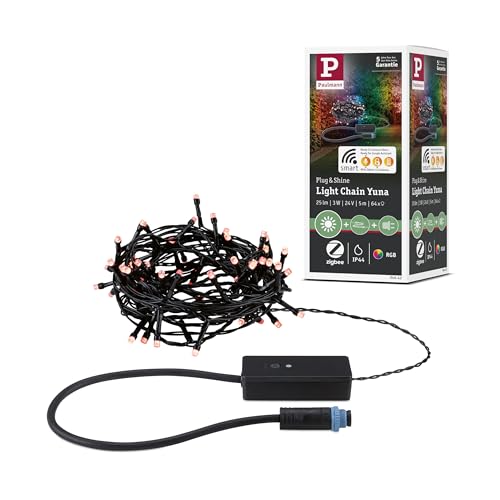 Paulmann 94642 Plug & Shine LED Lichterkette Yuna RGB 7,4m IP44 3W Schwarz Paulmann 94642 Plug & Shine LED Lichterkette Yuna RGB 7,4m IP44 3W Schwarz von Paulmann