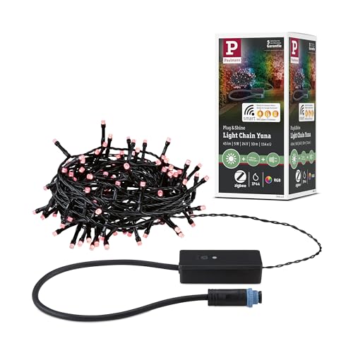 Paulmann 94643 Plug & Shine LED Lichterkette Yuna RGB 12,4m IP44 5W Schwarz Paulmann 94643 Plug & Shine LED Lichterkette Yuna RGB 12,4m IP44 5W Schwarz von Paulmann