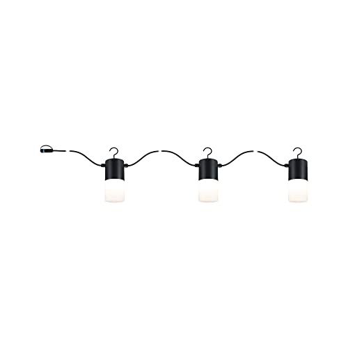 Paulmann 94761 Plug & Shine LED Lichterkette Tubs IP44 3x2W 3x160lm dimmbar Anthrazit Aluminium 3000K E14 inkl. wechselbarem Leuchtmittel Paulmann 94761 Plug & Shine LED Lichterkette Tubs IP44 3x2W 3x160lm dimmbar Anthrazit Aluminium 3000K E14 inkl. wechselbarem Leuchtmittel von Paulmann