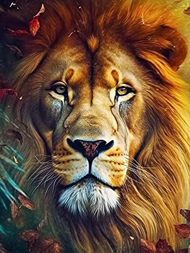 Pavemlo 5D Diamond Painting Kits für Erwachsene Löwe, Full Drill Diamond Art Animal Pictures Paint with Diamonds, DIY Cross Stitch Jewel Art Strass Craft for Home Wall Decor 16X20inch / 69 von Pavemlo