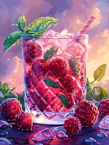 Pavemlo Diamond Painting Kits Sommerglas, DIY 5D Diamant Stickerei Malerei Kits Weinglas, Full Drill Kristall Set Strass Stickerei Bilder DIY Diamant Malerei für House Wall Dekoration 30x40cm Pavemlo Diamond Painting Kits Sommerglas, DIY 5D Diamant Stickerei Malerei Kits Weinglas, Full Drill Kristall Set Strass Stickerei Bilder DIY Diamant Malerei für House Wall Dekoration 30x40cm von Pavemlo