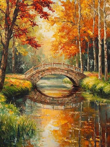 Pavemlo Diamond Painting Set Zubehör Landschaft, 5D Diamant Stickerei Malerei Kits, Full Drill Kristall Set Strass Stickerei Bilder DIY Diamant Malerei für House Wall Dekoration 30x40 cm m796 von Pavemlo