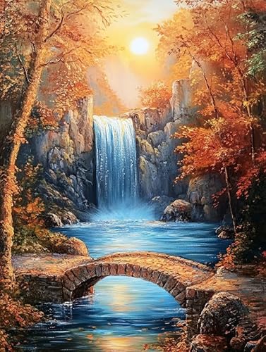 Pavemlo Diamond Painting Set Zubehör Landschaft, 5D Diamant Stickerei Malerei Kits, Full Drill Kristall Set Strass Stickerei Bilder DIY Diamant Malerei für House Wall Dekoration 30x40 cm m89 Pavemlo Diamond Painting Set Zubehör Landschaft, 5D Diamant Stickerei Malerei Kits, Full Drill Kristall Set Strass Stickerei Bilder DIY Diamant Malerei für House Wall Dekoration 30x40 cm m89 von Pavemlo