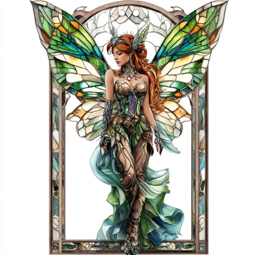 Pavemlo Doppelseitig Acrylbrett Diamond Painting Anhänger & Fensterbilder Set mit Kette -Elf DIY Kristall Malerei Anhänger Diamant Painting Wandbehang Kits 20x20 cm - für Wand Und Eingang Dekoration Pavemlo Doppelseitig Acrylbrett Diamond Painting Anhänger & Fensterbilder Set mit Kette -Elf DIY Kristall Malerei Anhänger Diamant Painting Wandbehang Kits 20x20 cm - für Wand Und Eingang Dekoration von Pavemlo