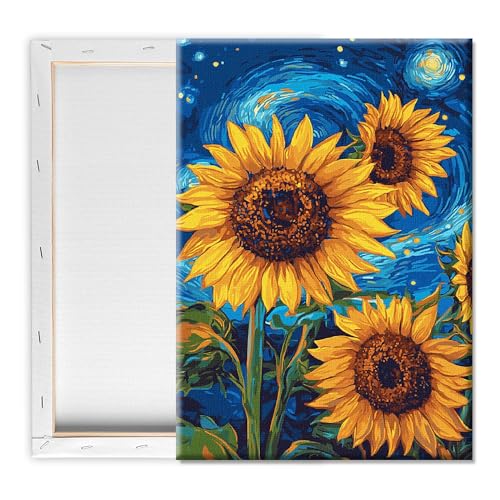 Pavemlo Malennach Zahlen Erwachsene mit Rahmen Sonnenblumen – 20x30 cm kleines Malen nach Zahlen auf Leinwand, Anfängerfreundliches DIY Malset, Perfekt für Wohnkultur & kreative Geschenke Pavemlo Malennach Zahlen Erwachsene mit Rahmen Sonnenblumen – 20x30 cm kleines Malen nach Zahlen auf Leinwand, Anfängerfreundliches DIY Malset, Perfekt für Wohnkultur & kreative Geschenke von Pavemlo