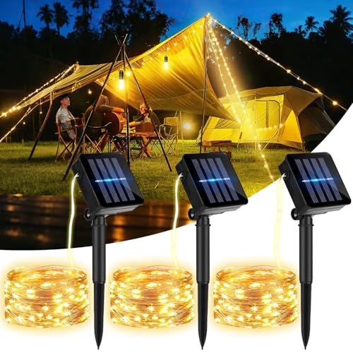 Pavlleen 3 Stücke Solar Lichterkette Aussen, 8 Modi Kupferdraht Solarlichterkette, IP65 Wetterfest, 120 LED 12M Warmweiß Lichterkette Solar Außen Wetterfest Kupferdraht für Garten, Terrasse, Hof Pavlleen 3 Stücke Solar Lichterkette Aussen, 8 Modi Kupferdraht Solarlichterkette, IP65 Wetterfest, 120 LED 12M Warmweiß Lichterkette Solar Außen Wetterfest Kupferdraht für Garten, Terrasse, Hof von Pavlleen