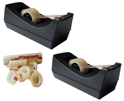 2 Stück Tischabroller mit Klebefilm für Tesa film incl. 20 Rollen Klebeband 19 mm x 10 m 2 Stück Tischabroller mit Klebefilm für Tesa film incl. 20 Rollen Klebeband 19 mm x 10 m von Pavo